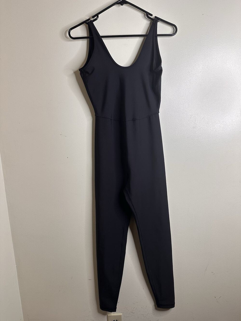 Old Navy Active Size Small Sleeveless PowerSoft Bodysuit Womens Black Jumpsuit